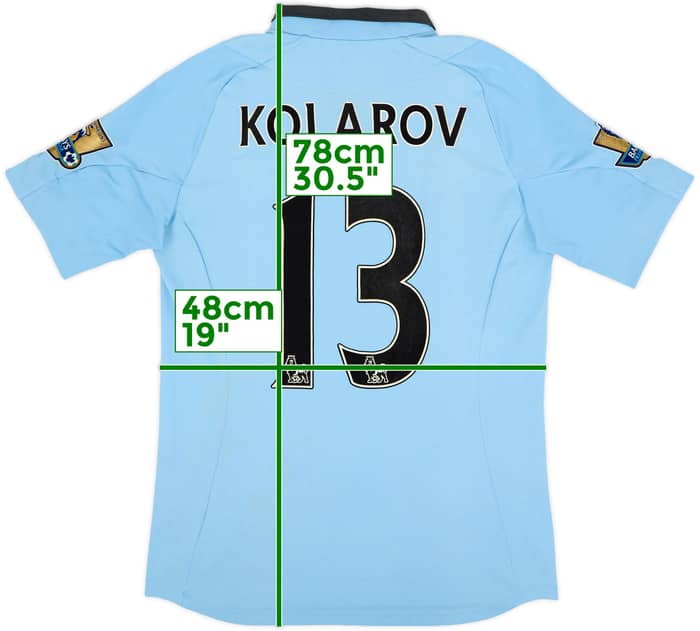 2012-13 Manchester City Home Shirt Kolarov #13 - 6/10 - (M)