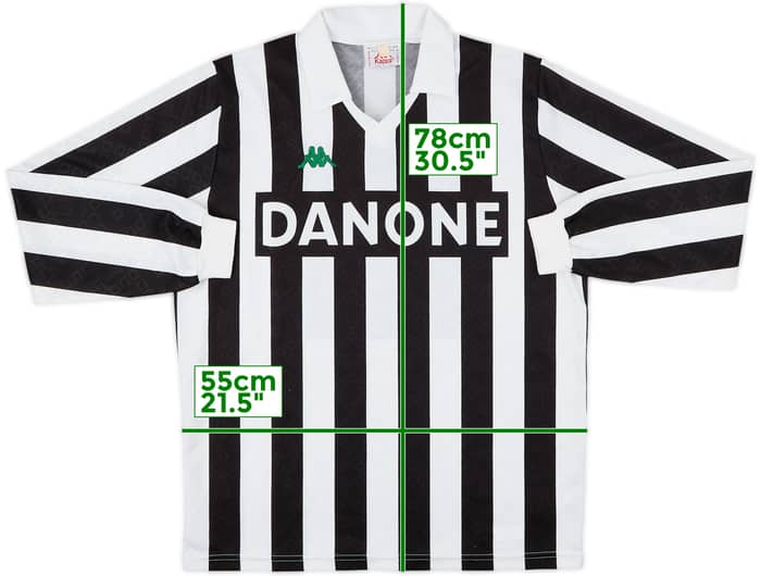 1992-94 Juventus Home L/S Shirt - 8/10 - (L)