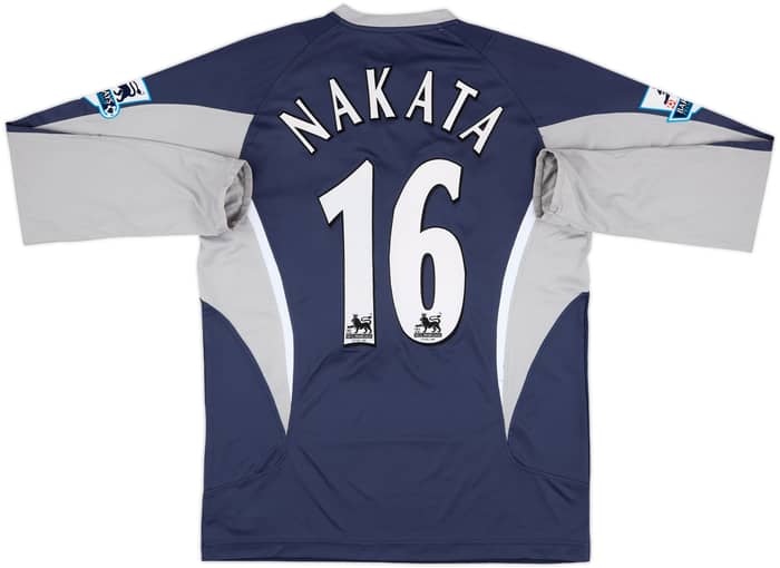 2005-06 Bolton Away L/S Shirt Nakata #16 - 7/10 - (M)