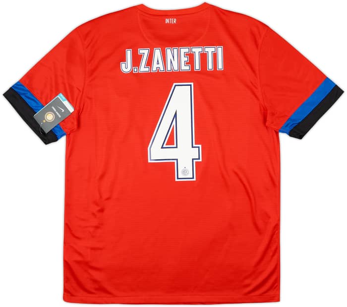 2012-13 Inter Milan Away Shirt J. Zanetti #4 (L)