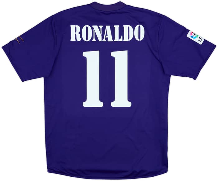 2001 Real Madrid Third Shirt Ronaldo #11 - 8/10 - (L)