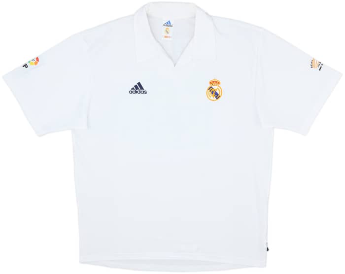 2001 Real Madrid Home Shirt Figo #10 - 6/10 - (L)