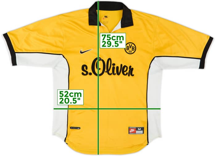 1998-00 Borussia Dortmund Home Shirt - 6/10 - (M)