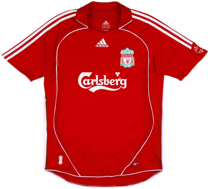 2006-08 Liverpool Home Shirt Alonso #14 - 7/10 - (M)