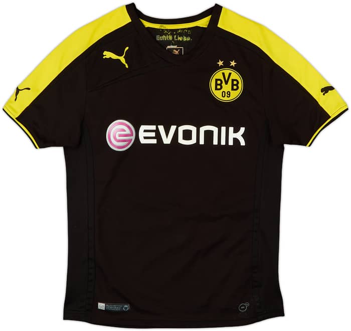 2013-14 Borussia Dortmund Away Shirt Lewandowski #9 - 7/10 - (S)