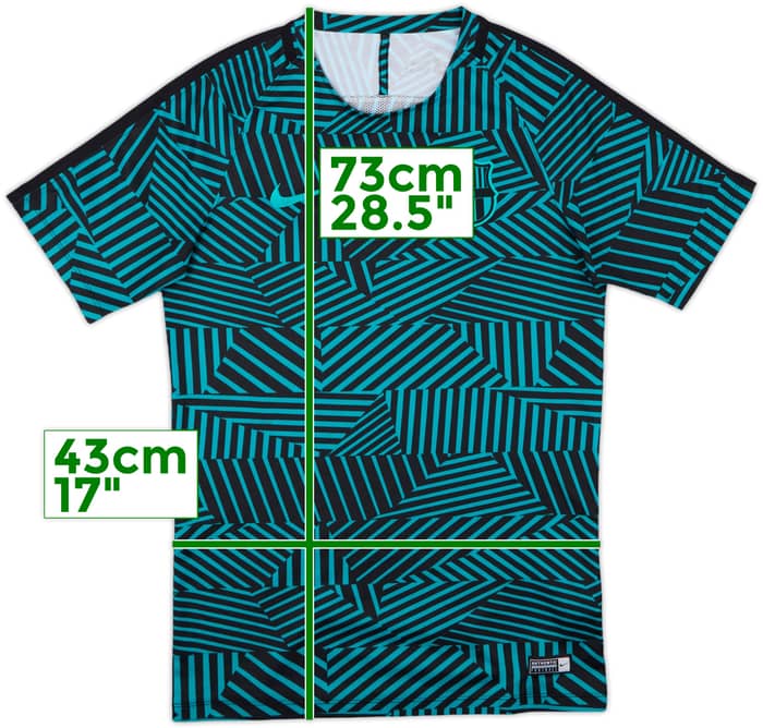 2016-17 Barcelona Nike Training Shirt - 8/10 - (S)