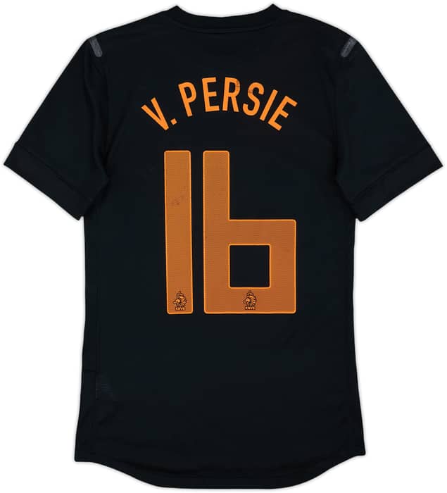2012-13 Netherlands Authentic Away Shirt V. Persie #16 - 5/10 - (S)