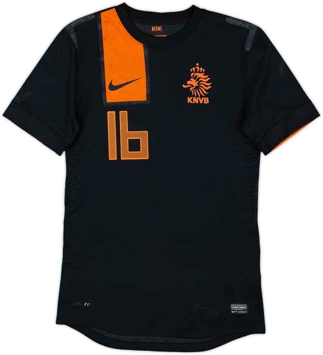 2012-13 Netherlands Authentic Away Shirt V. Persie #16 - 5/10 - (S)