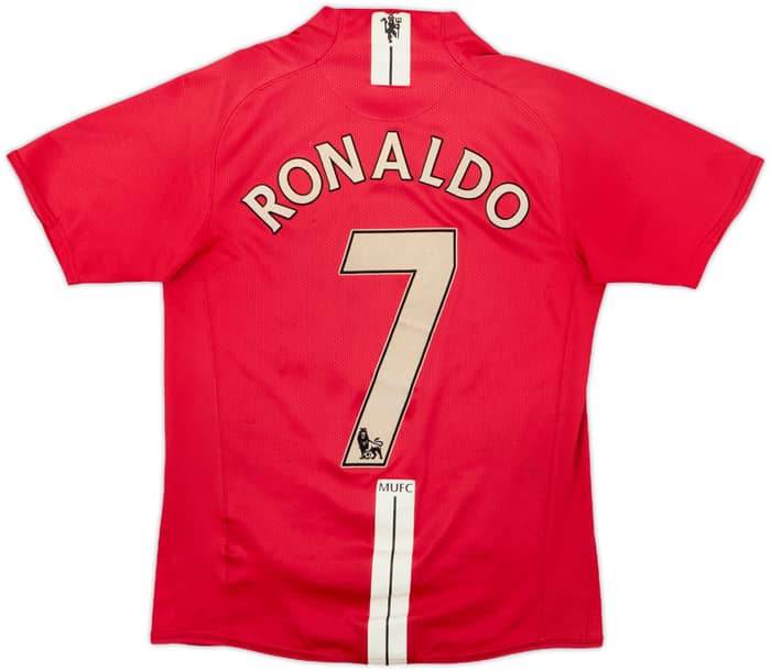 2007-09 Manchester United Home Shirt Ronaldo #7 - 6/10 - (S)