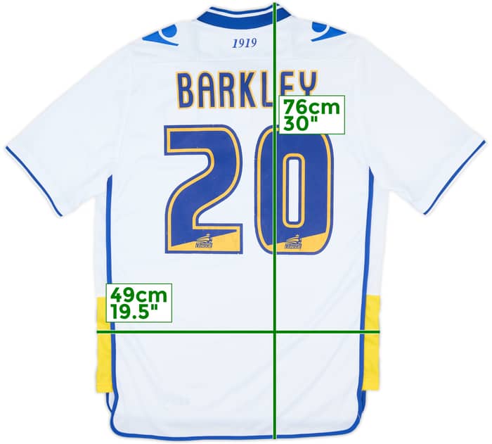 2012-13 Leeds United Home Shirt Barkley #20 - 7/10 - (S)