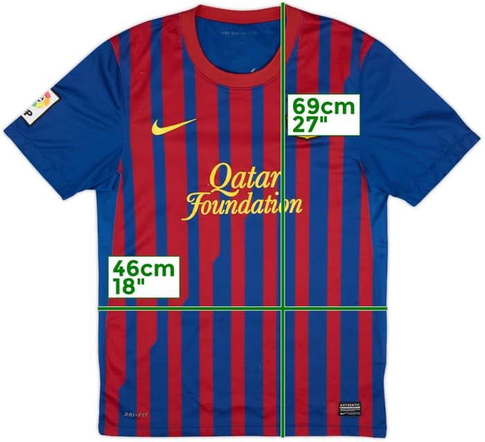 2011-12 Barcelona Home Shirt - 5/10 - (S)