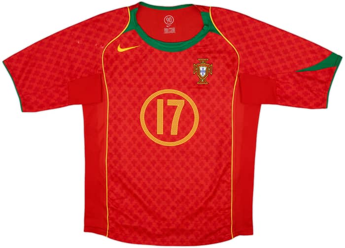 2004-06 Portugal Home Shirt C.Ronaldo #17 - 7/10 - (S)