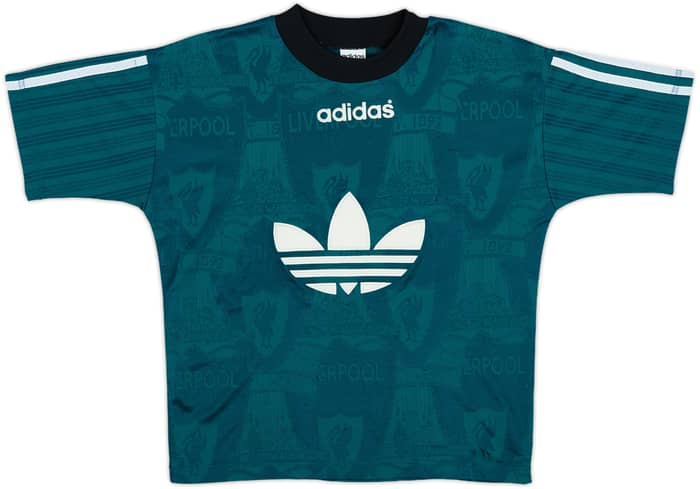 1995-96 Liverpool adidas Training Shirt - 7/10 - (XS)