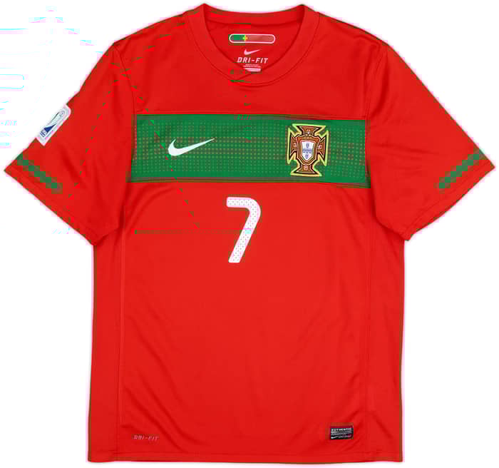 2010-11 Portugal Home Shirt Ronaldo #7 - 9/10 - (S)