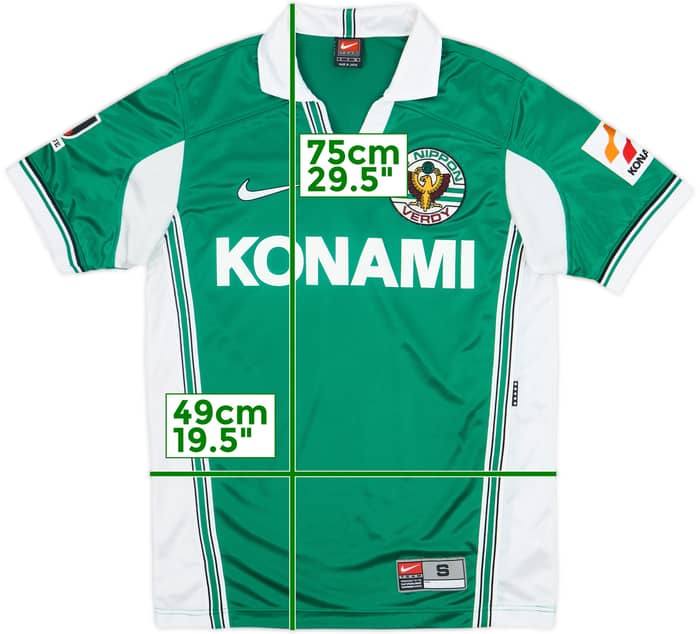 1999-00 Verdy Kawasaki Home Shirt - 9/10 - (S)