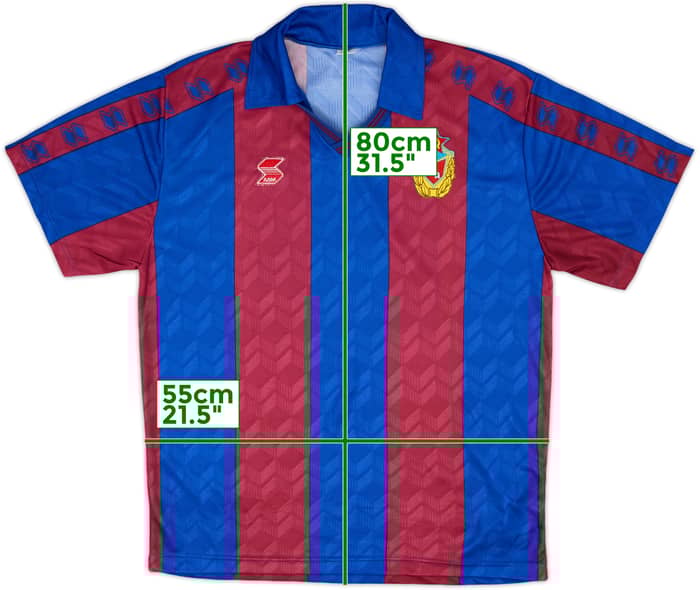 1991-92 CSKA Moscow Home Shirt - 9/10 - (XL)