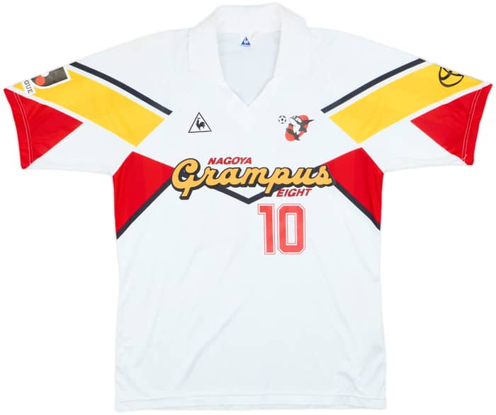 1992 Nagoya Grampus Eight Away Shirt (Lineker) #10 - 7/10 - (L)