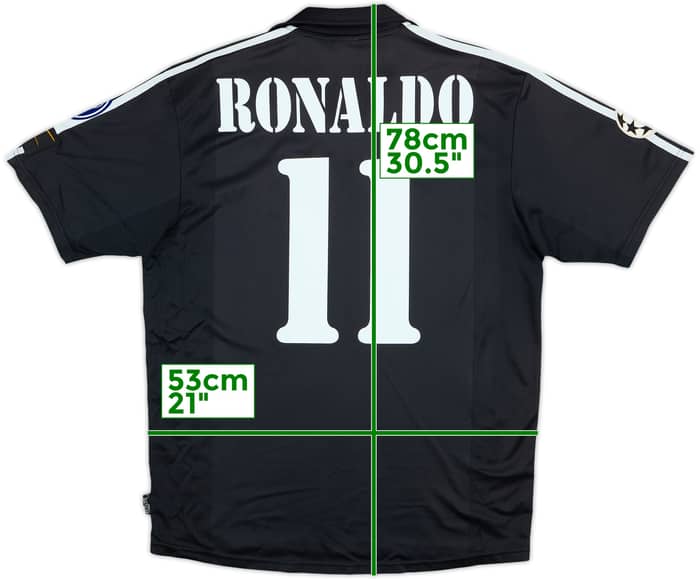 2002-03 Real Madrid Centenary Away Shirt Ronaldo #11 - 8/10 - (M)