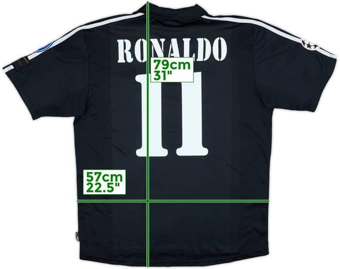 2002-03 Real Madrid Centenary Away Shirt Ronaldo #11 - 8/10 - (L)