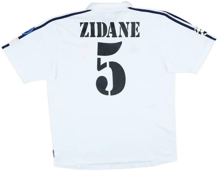 2002-03 Real Madrid Centenary Home Shirt Zidane #5 - 5/10 - (L)