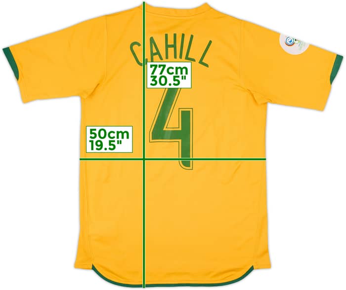 2006-08 Australia Home Shirt Cahill #4 - 6/10 - (S)