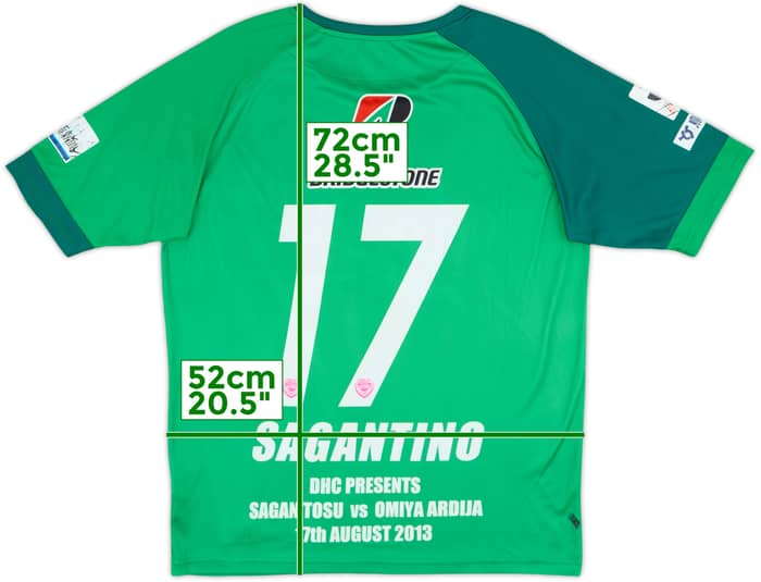 2013 Sagan Tosu v 'Omiya Ardija' Third Shirt Sagantino #17 - 5/10 - (L)