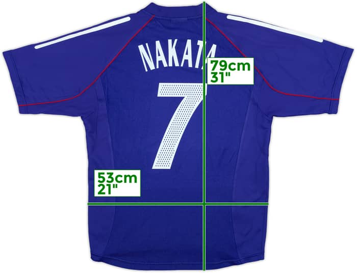 2002-04 Japan Home Shirt Nakata #7 - 10/10 - (M)
