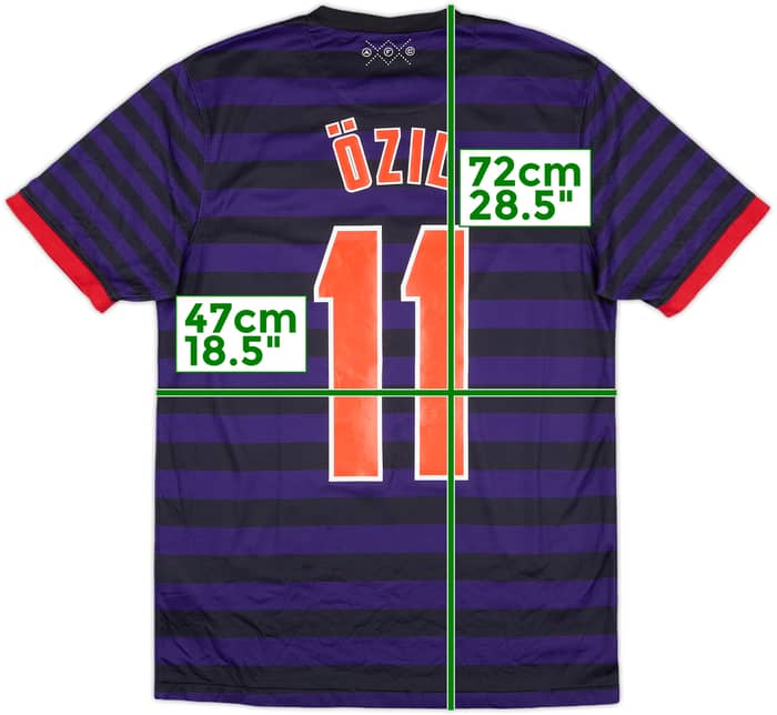 2012-13 Arsenal Away Shirt Ozil #11 - 8/10 - (S)