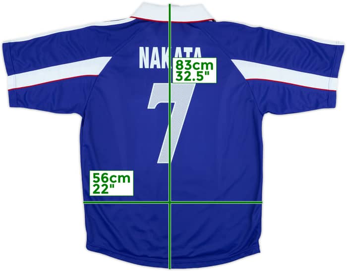 1999-00 Japan Home Shirt Nakata #7 - 10/10 - (L)