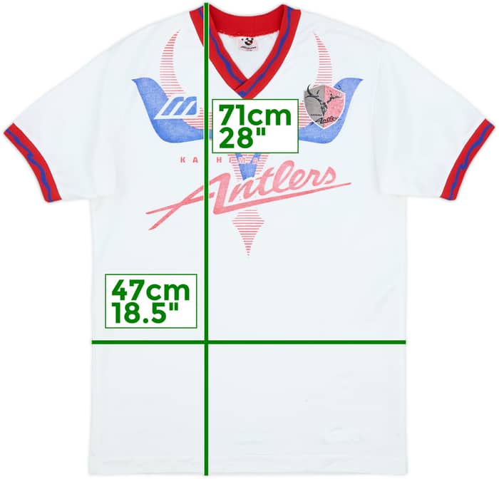1993-95 Kashima Antlers Mizuno Training Shirt - 6/10 - (M)