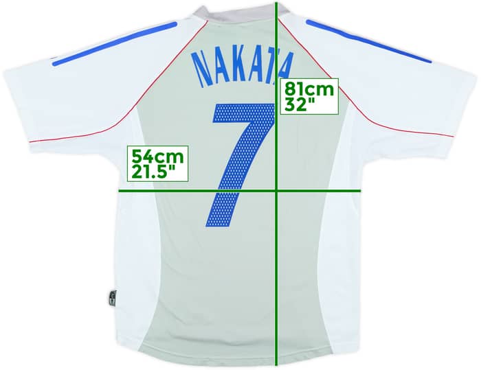 2002-04 Japan Away Shirt Nakata #7 - 6/10 - (L)