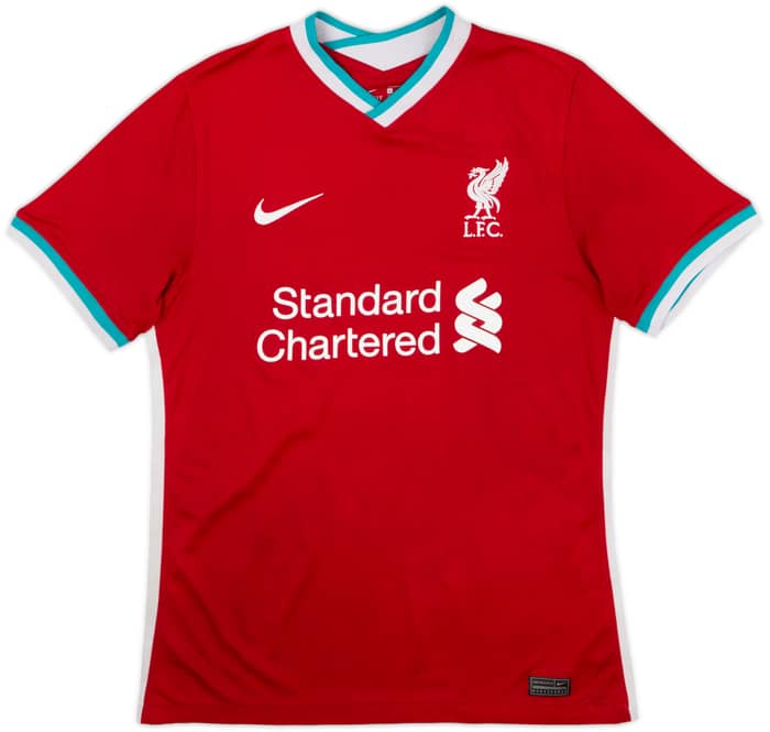 2020-21 Liverpool Home Shirt Virgil #4 - 5/10 - (M)