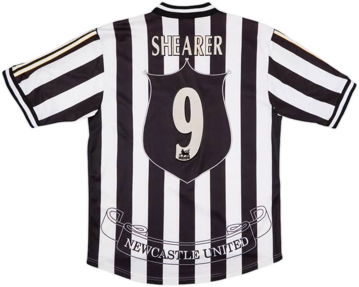 1997-99 Newcastle Home Shirt Shearer #9 - 8/10 - (L)