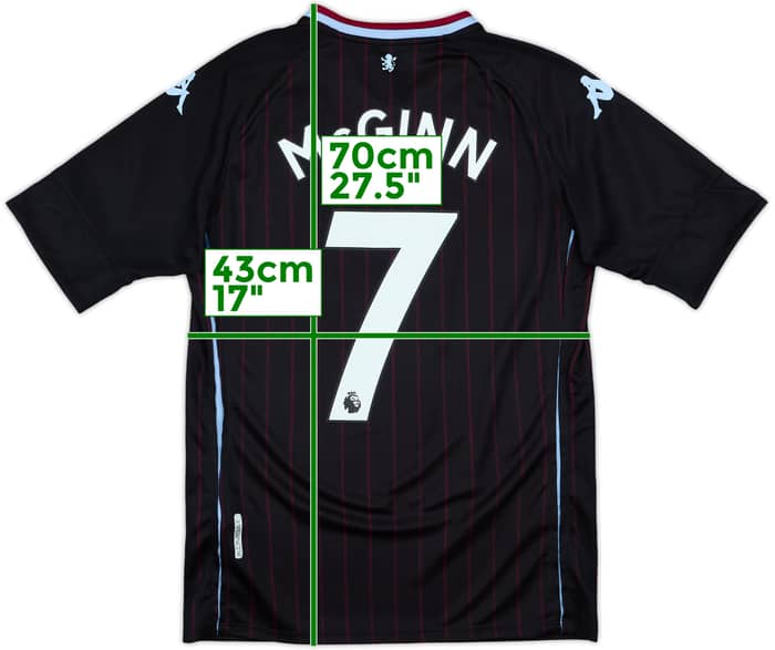 2020-21 Aston Villa Away Shirt McGinn #7 - 8/10 - (S)