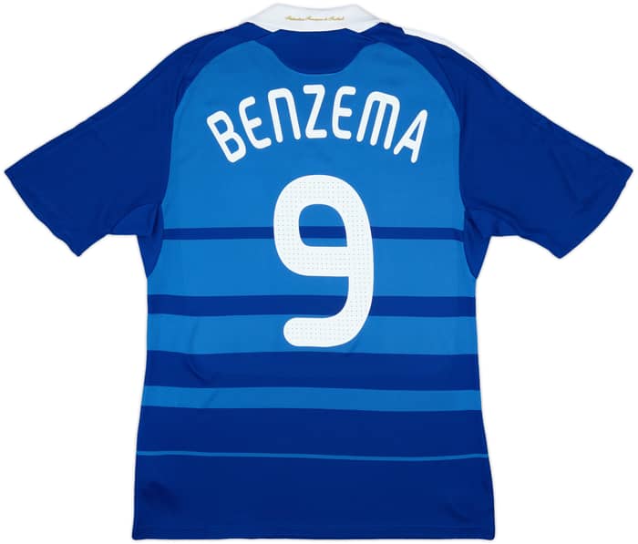 2008-09 France Home Shirt Benzema #9 - 8/10 - (M)