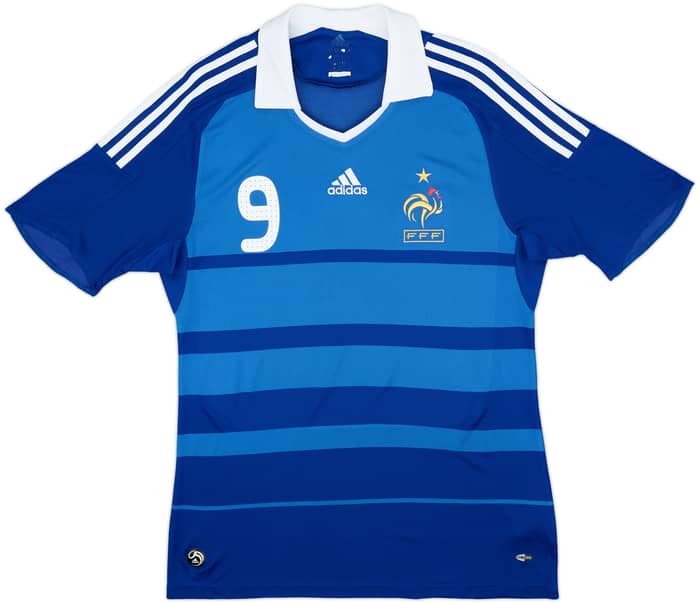 2008-09 France Home Shirt Benzema #9 - 8/10 - (M)