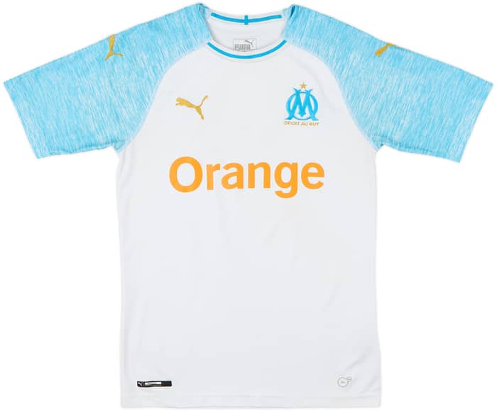 2018-19 Olympique Marseille Home Shirt - 6/10 - (XS)
