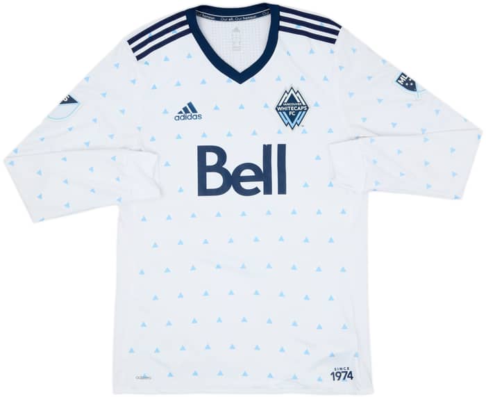 2017 Vancouver Whitecaps Authentic Home L/S Shirt - 6/10 - (L)