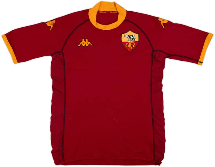 2002-03 Roma Home Shirt Totti #10 - 6/10 - (L)