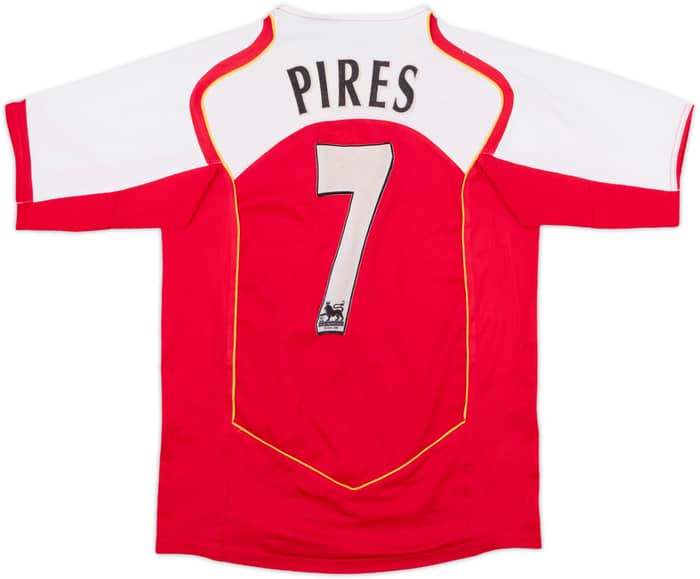 2004-05 Arsenal Home Shirt Pires #7 - 6/10 - (XL.Boys)