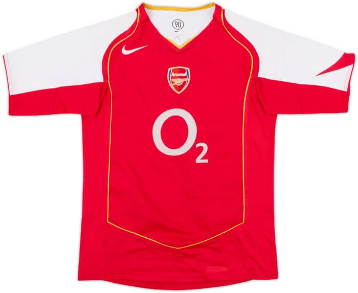 2004-05 Arsenal Home Shirt Pires #7 - 6/10 - (XL.Boys)