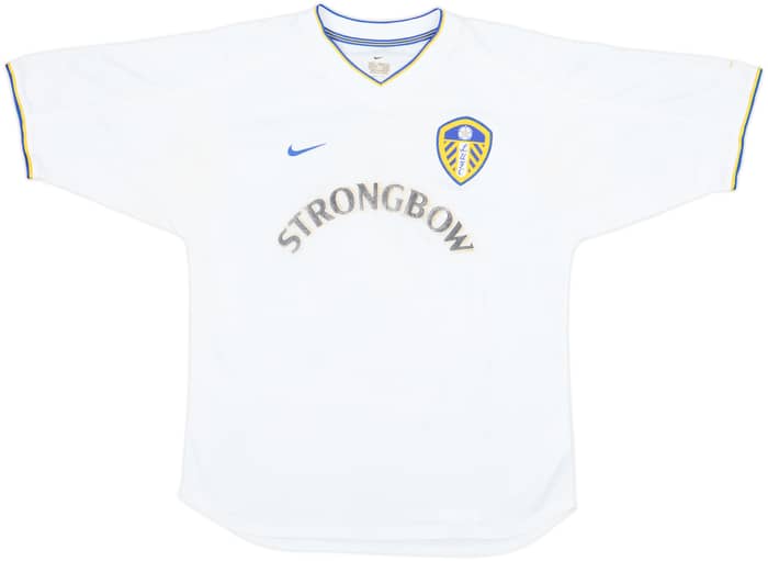 2000-02 Leeds United Home Shirt Bridges #8 - 5/10 - (S)