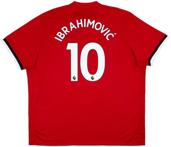 2017-18 Manchester United Home Shirt Ibrahimovic #10 - 8/10 - (3XL)