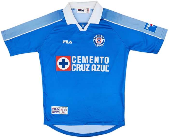 2000-02 Cruz Azul Home Shirt - 9/10 - (L)