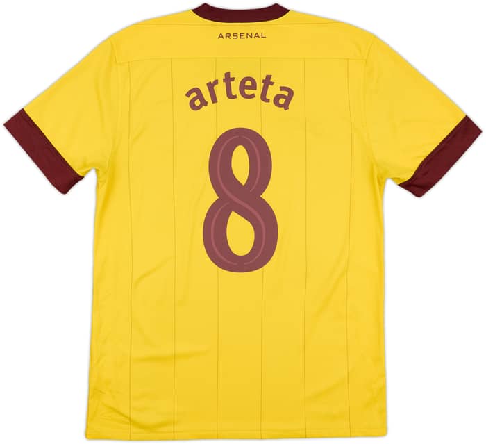 2010-13 Arsenal Away Shirt Arteta #8 - 6/10 - (M)