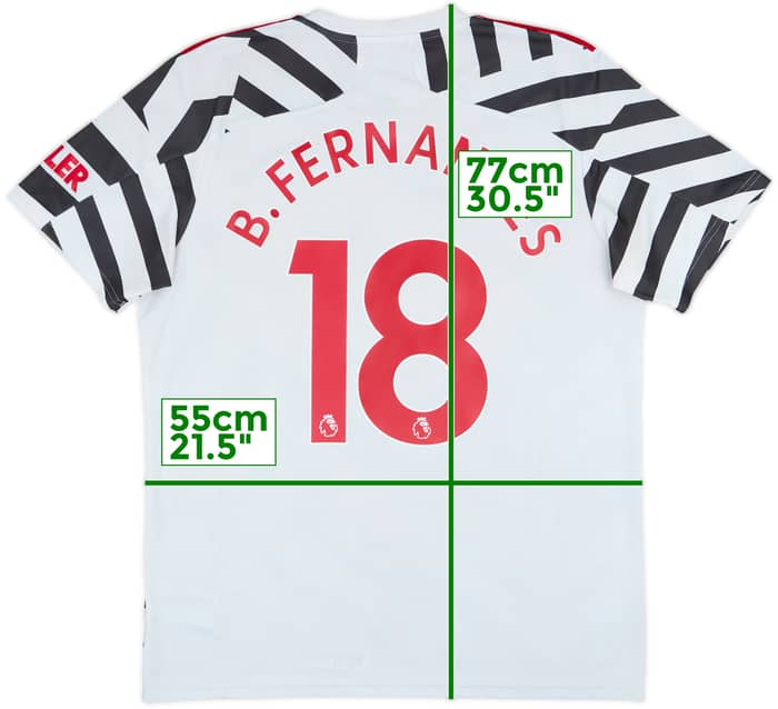 2020-21 Manchester United Third Shirt B.Fernandes #18 - 5/10 - (L)