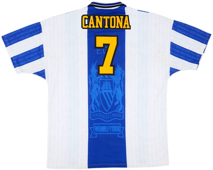 1994-96 Manchester United Third Shirt Cantona #7 - 8/10 - (XL)