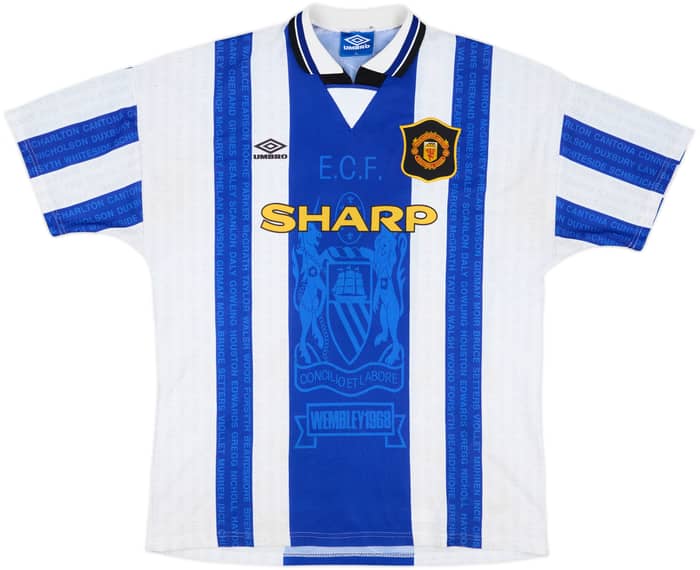 1994-96 Manchester United Third Shirt Cantona #7 - 8/10 - (XL)