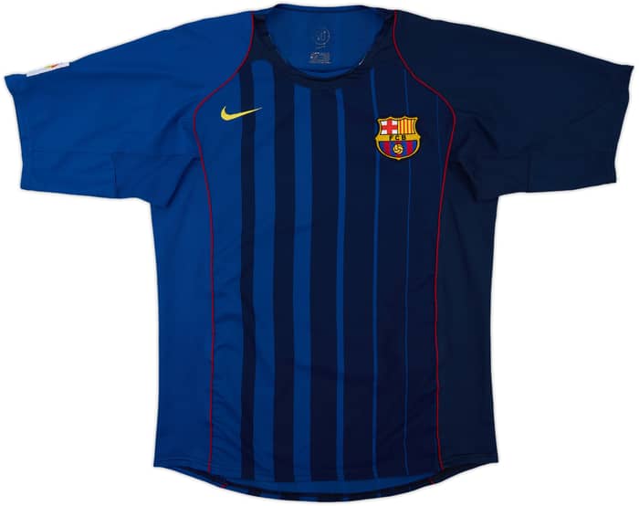 2004-05 Barcelona Away Shirt Ronaldinho #10 - 8/10 - (M)