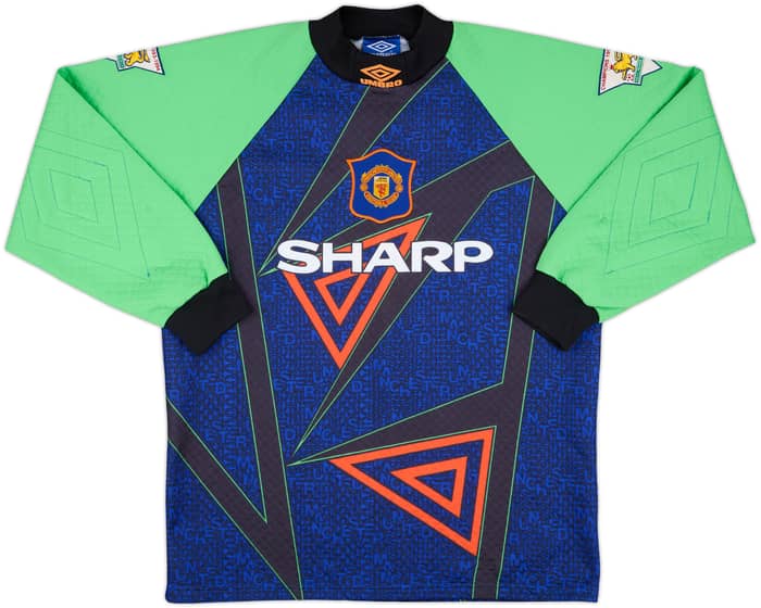 1994-96 Manchester United GK Shirt Schmeichel #1 - 8/10 - (L)